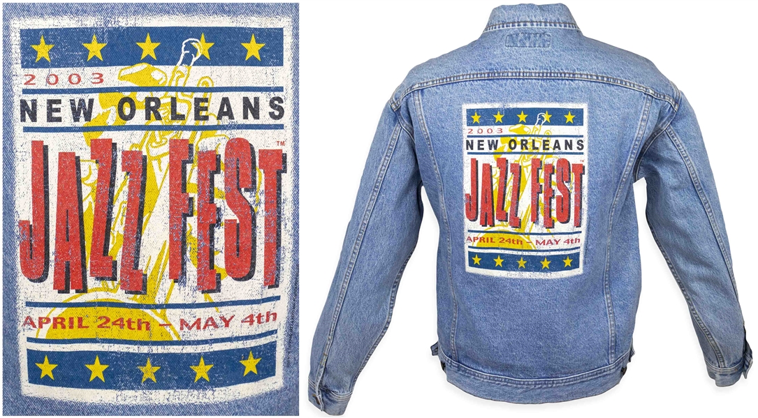 David Crosby's Jean Jacket From the 2003 New Orleans Jazz Fest